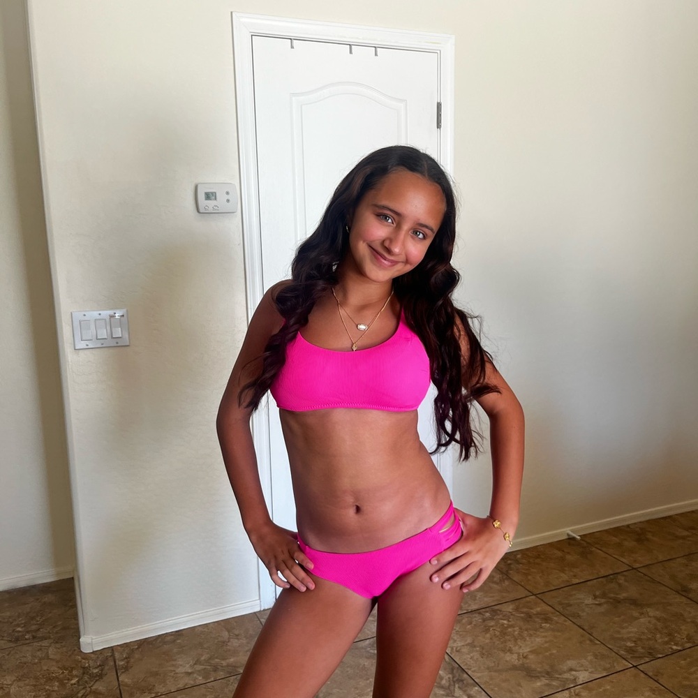 BECCA Hot Pink Two-Piece Bikini Set